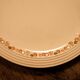 Set of 7 flat plates Longwy "Betty" art deco