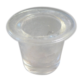Large-opening glass inkwell