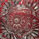 Vintage bohemian cut crystal vase