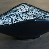 Cut ceramic centerpiece by vallauris fat lava sea foam 55 cm