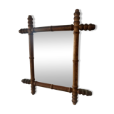 Bamboo wood mirror from the early 20th century.