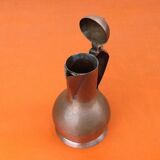 Old teapot Hammered copper and brass