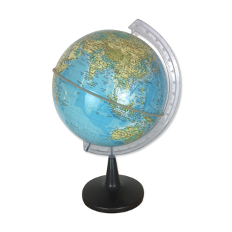 Globe terrestre lumineux vintage