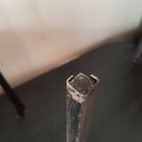 Table tripode en pin et acier 1950