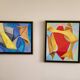 Pair of oils on canvas by lucille terouanne
