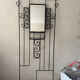 Wrought iron coat rack