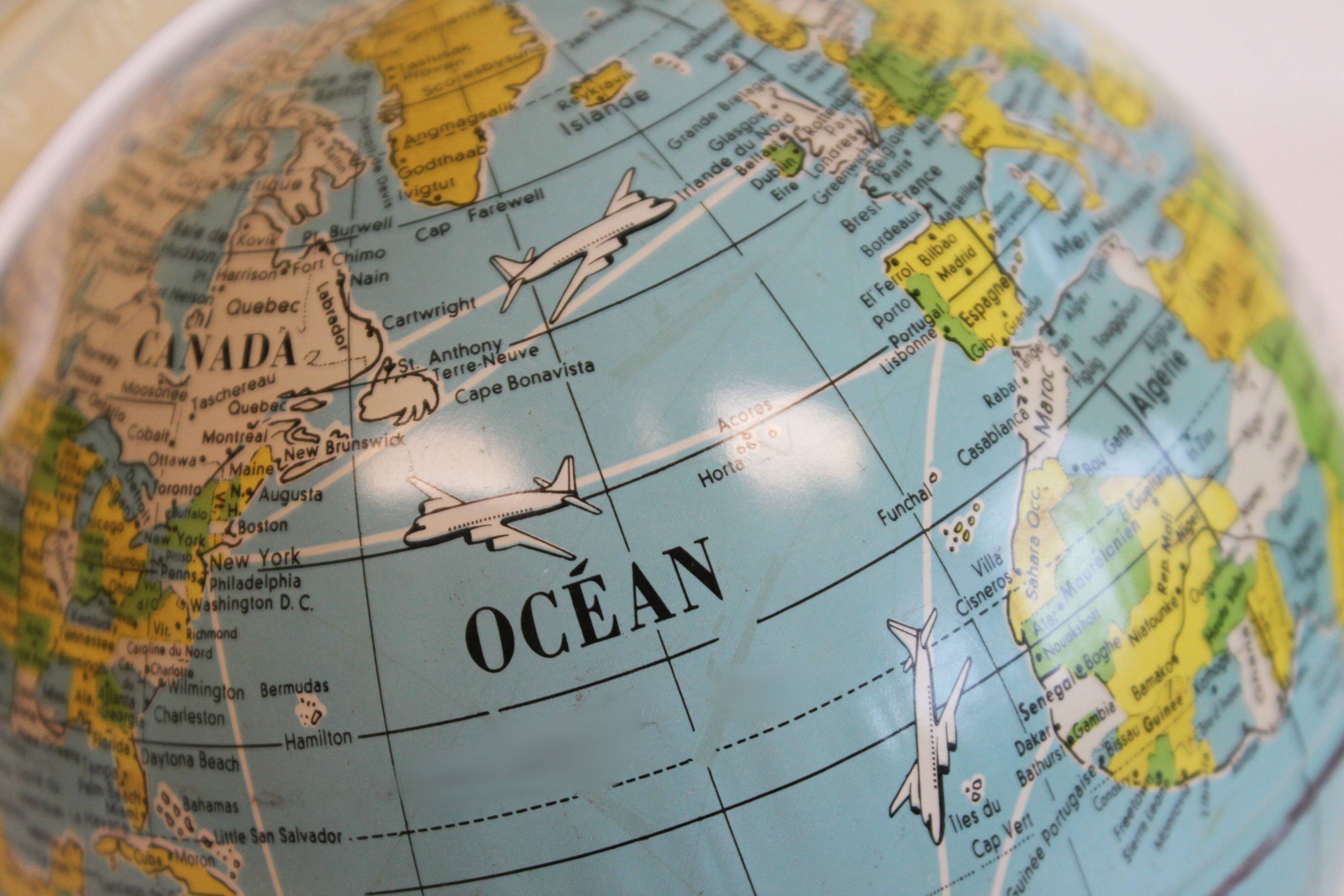 MS terrestrial globe – West Germany (1968–1970) – 20 cm