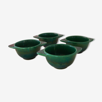 Suite of four former St. Clement bowls