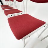 Ensemble de 6 chaises empilables par Gijs van der Sluis, 1970