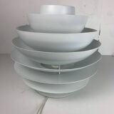 Danish Scandinavian artichoke "Barcelona" hanging pendant lamp by Bent Karlby, 1960s