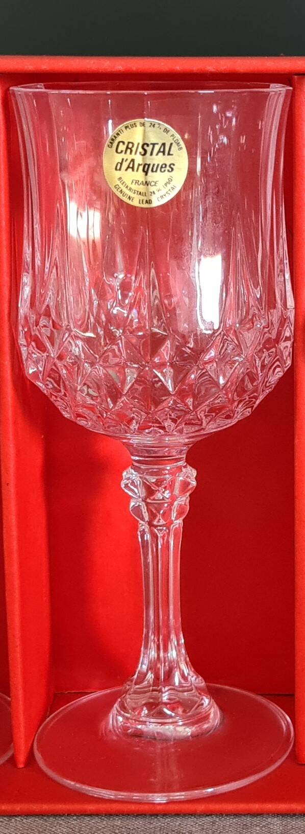 Arques crystal water glasses ''Longchamps''
