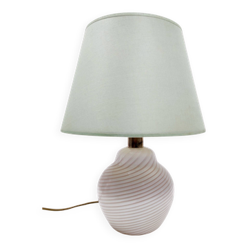 Lampe de table en verre de Murano rose par Lino Tagliapietra Produit par Paf, Italie 19