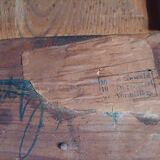 English mahogany shelf sideboard 19th