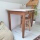 Bureau / Table d'appoint en bois de ferme style campagne