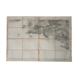 A map of Marseille at the end of the 19th century