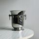Silver metal champagne bucket