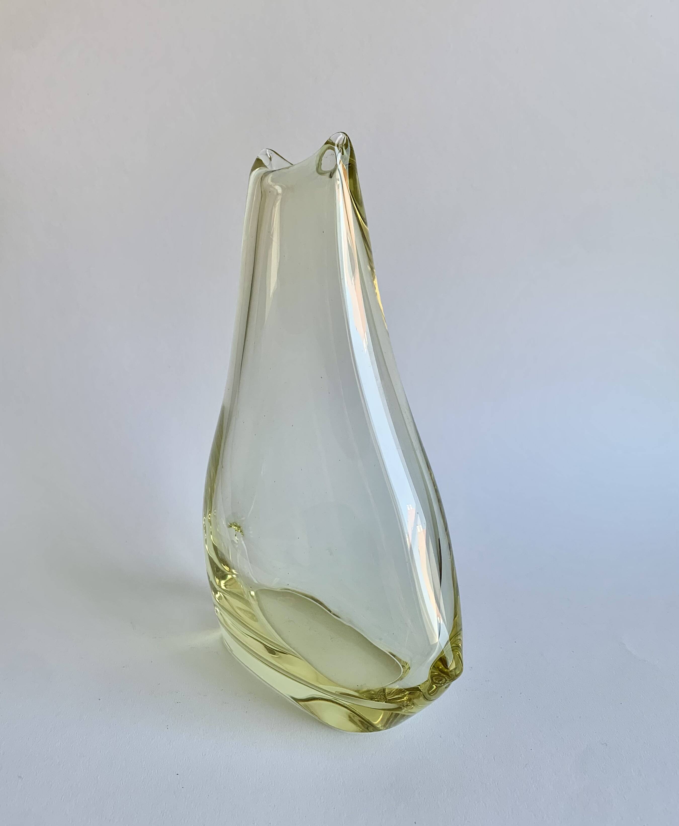 Vase by M. Klinger for Bohemian Glass, Czechoslovakia, 1960s