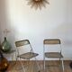 Pair of space age folding chairs, Italy 1967