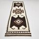 3x10 Vintage Beige & Brown Oriental Kilim Runner Rug, 99x322Cm