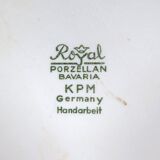 Paire de vases blancs en porcelaine par Royal Bavaria, années 1960