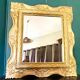 Large gilded wooden mirror