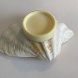 Large holy water clam shell on base - 34x25x11 cm - natural - 2600g