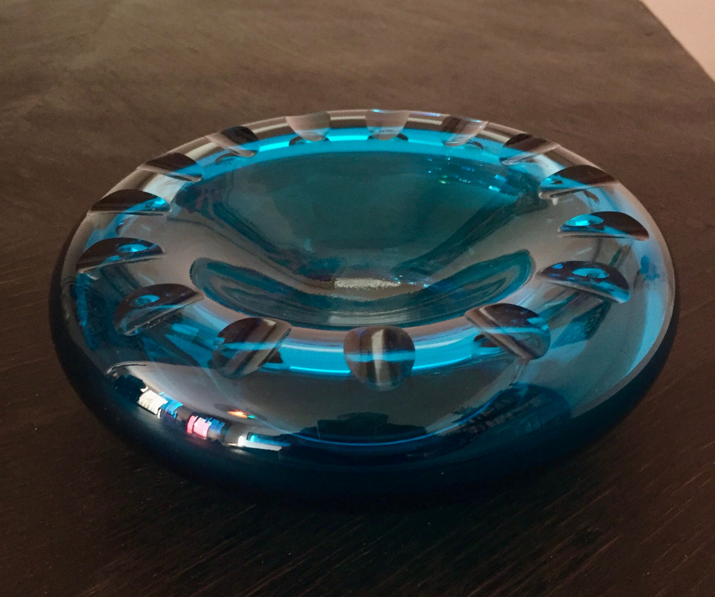 Cendrier en verre vintage Marc Newson