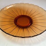 Amber glass plate