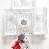 Set 6 pieces aperitif glass tray