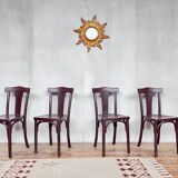 series of 4 Thonet chairs N°A217 of 1930