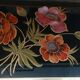 Art deco style wood and brass serving tray