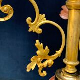 Golden antique bronze chandelier