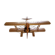 Wooden seaplane