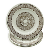Set of four flat plates Boch Ronda 1970