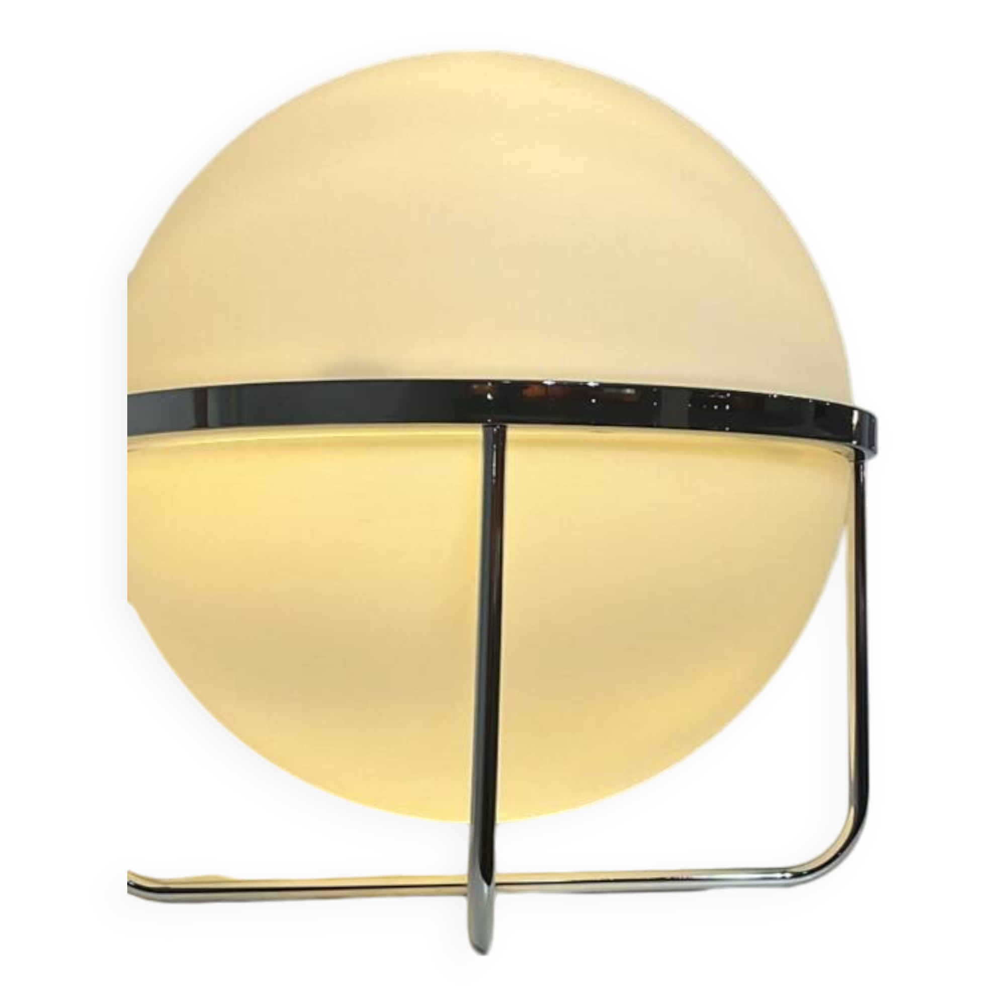 Garrault Delord Prisunic Monoprix design lamp limited edition 210 copies signed vintage Space Age opaline