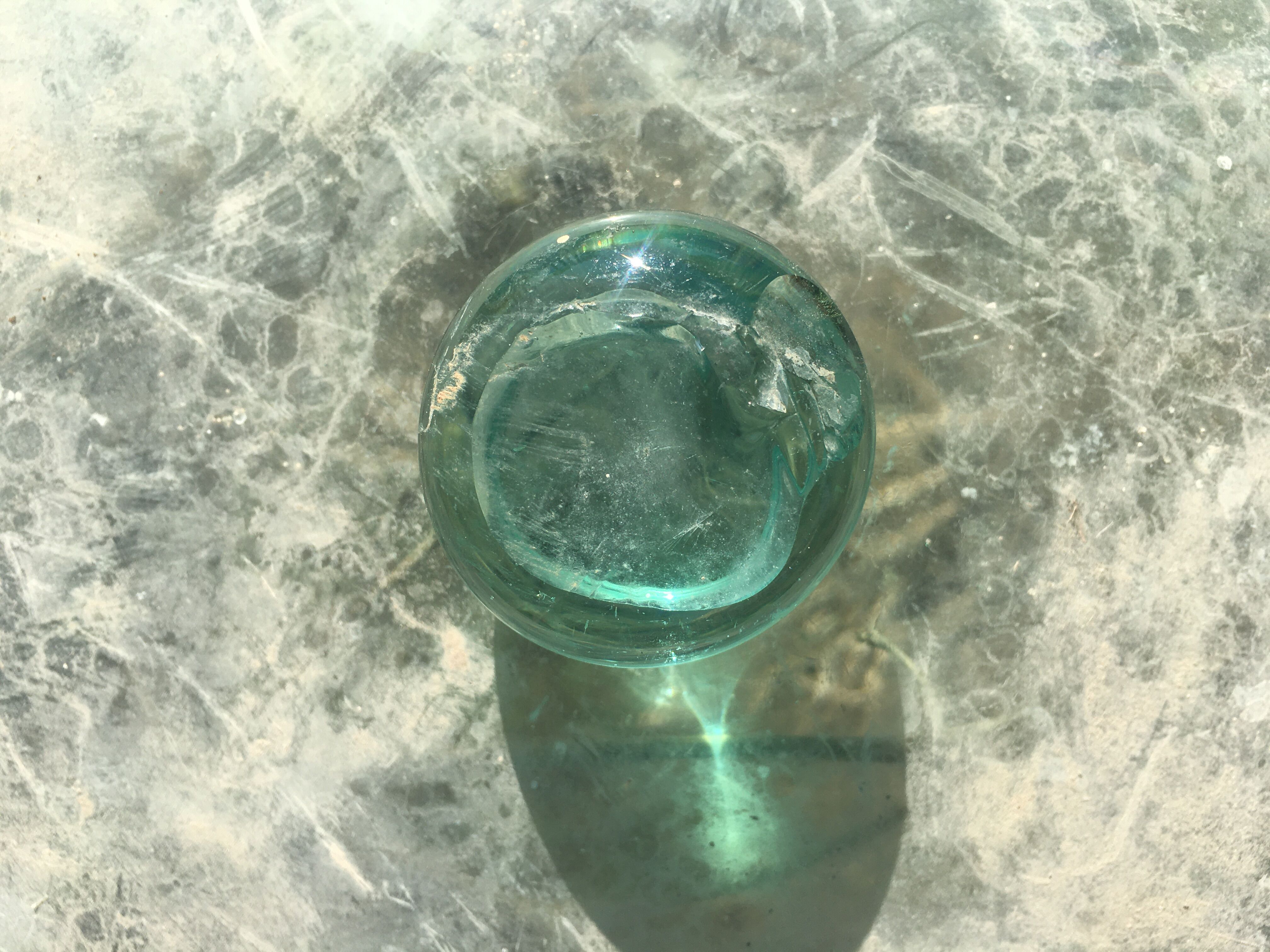 Garden bell in blown glass IXX s