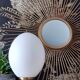 Lampe globe opaline