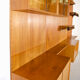 Modular wall system with Cado panels by Poul Cadovius, teak, from 1959.