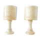 Pair of vintage alabaster lamps 1960