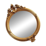 Round beveled mirror