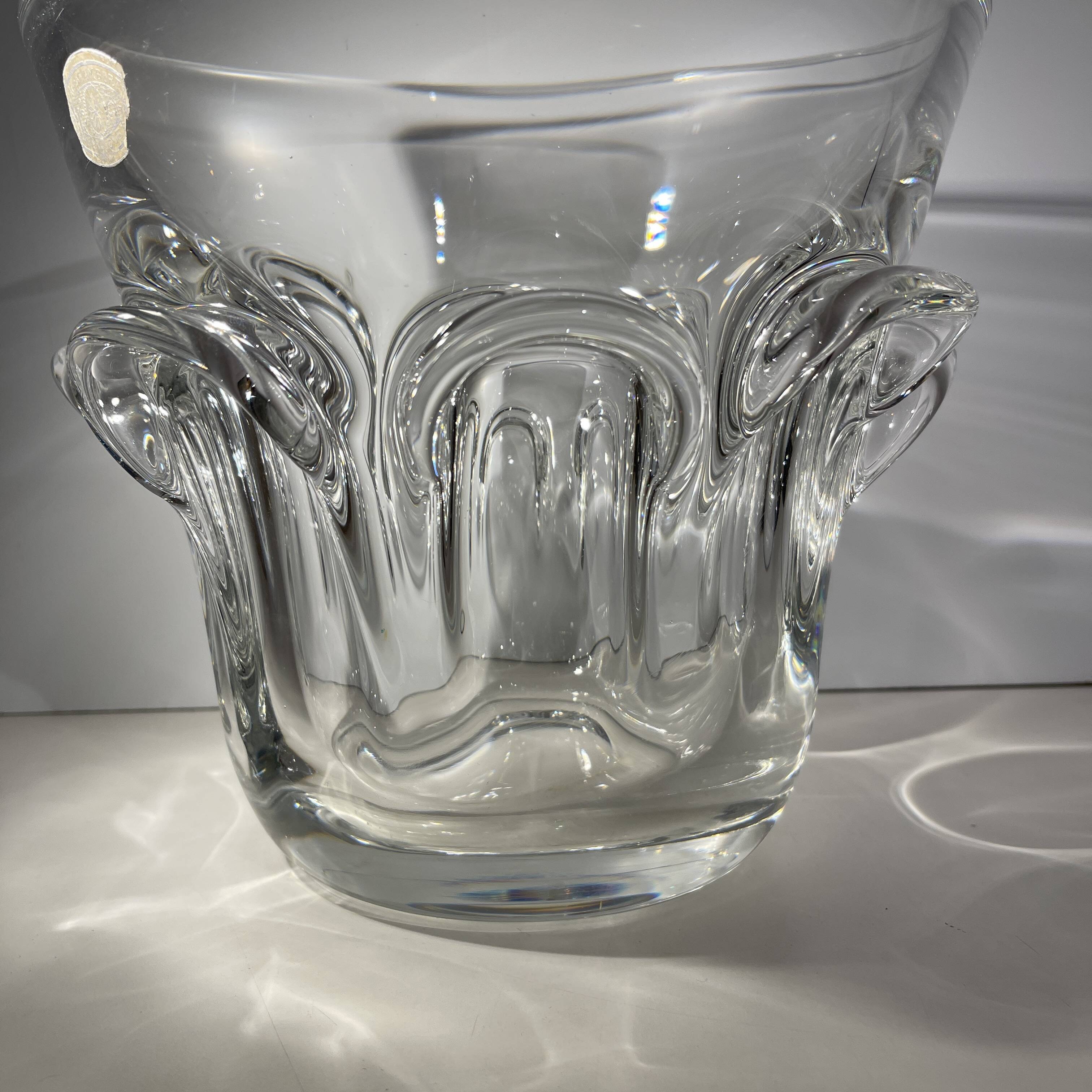 Antonio - Guido Bon / Val Saint Lambert, crystal champagne bucket, 50-60