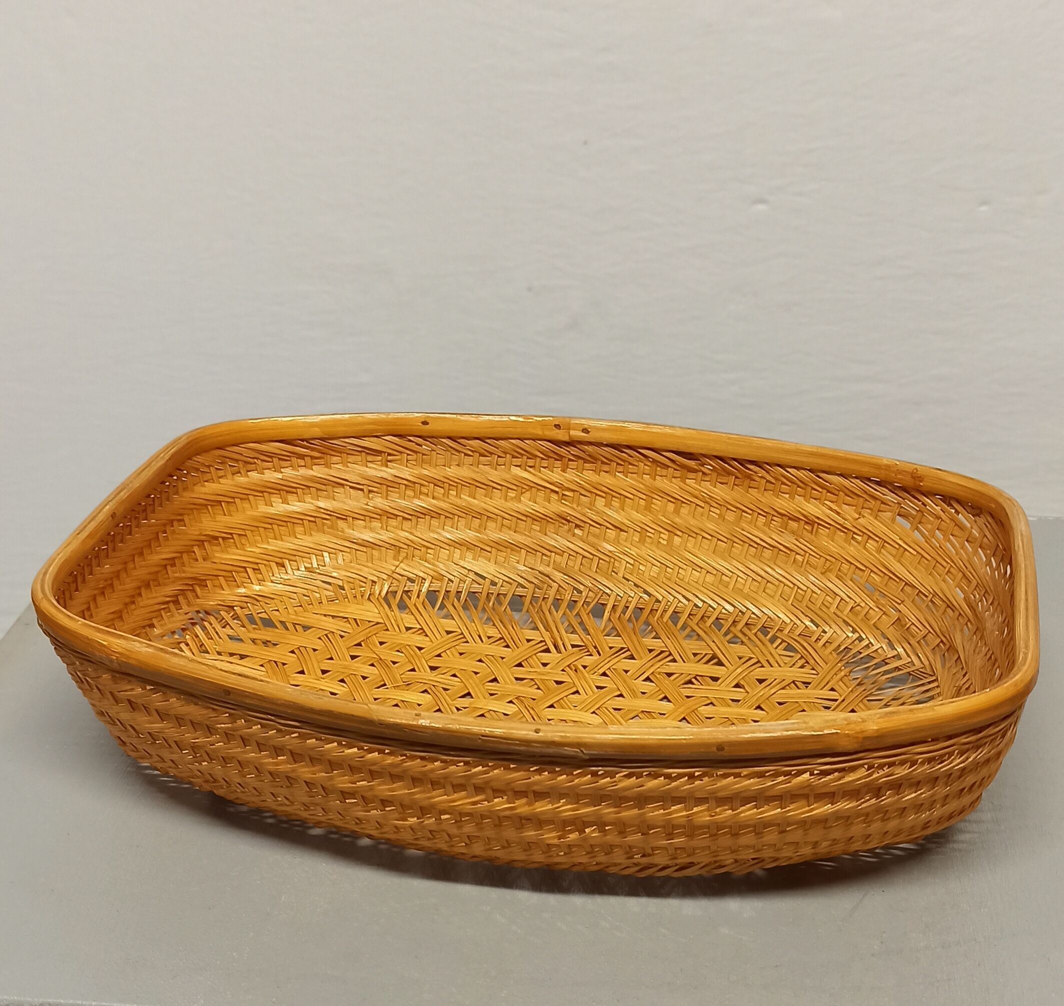 Vintage braided basket