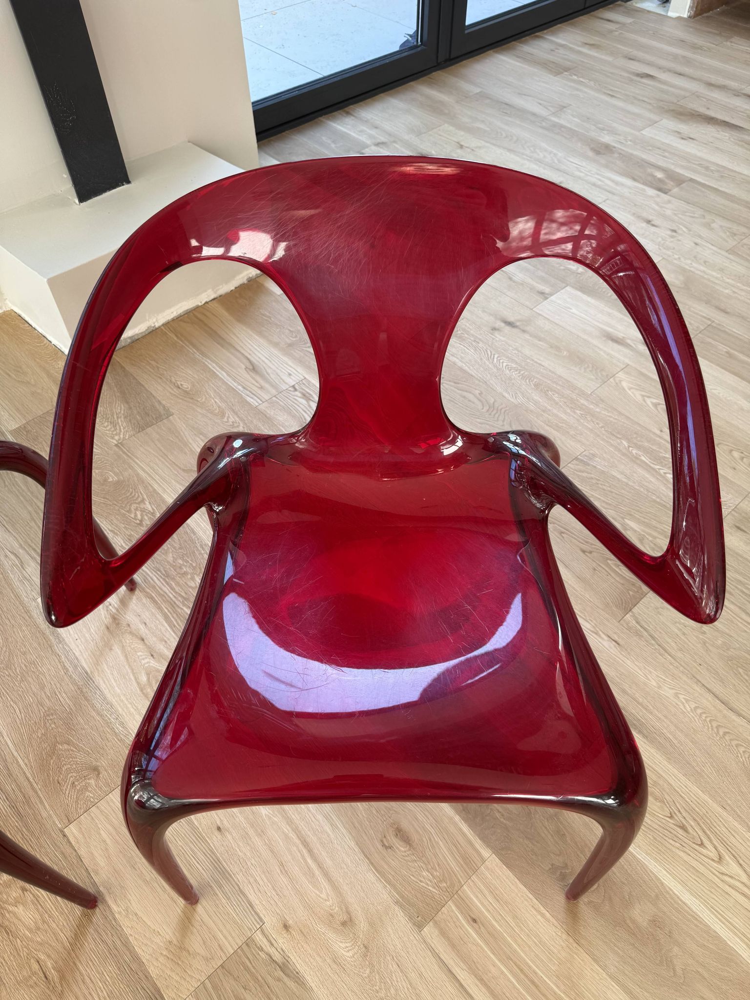 Chaise Rouge Ava - Roche Bobois