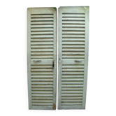 Volets persiennes anciens lamelles  bois