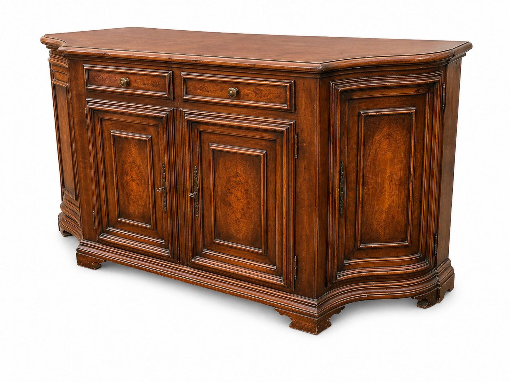 French Provençal Vintage Sideboard with 4 doors