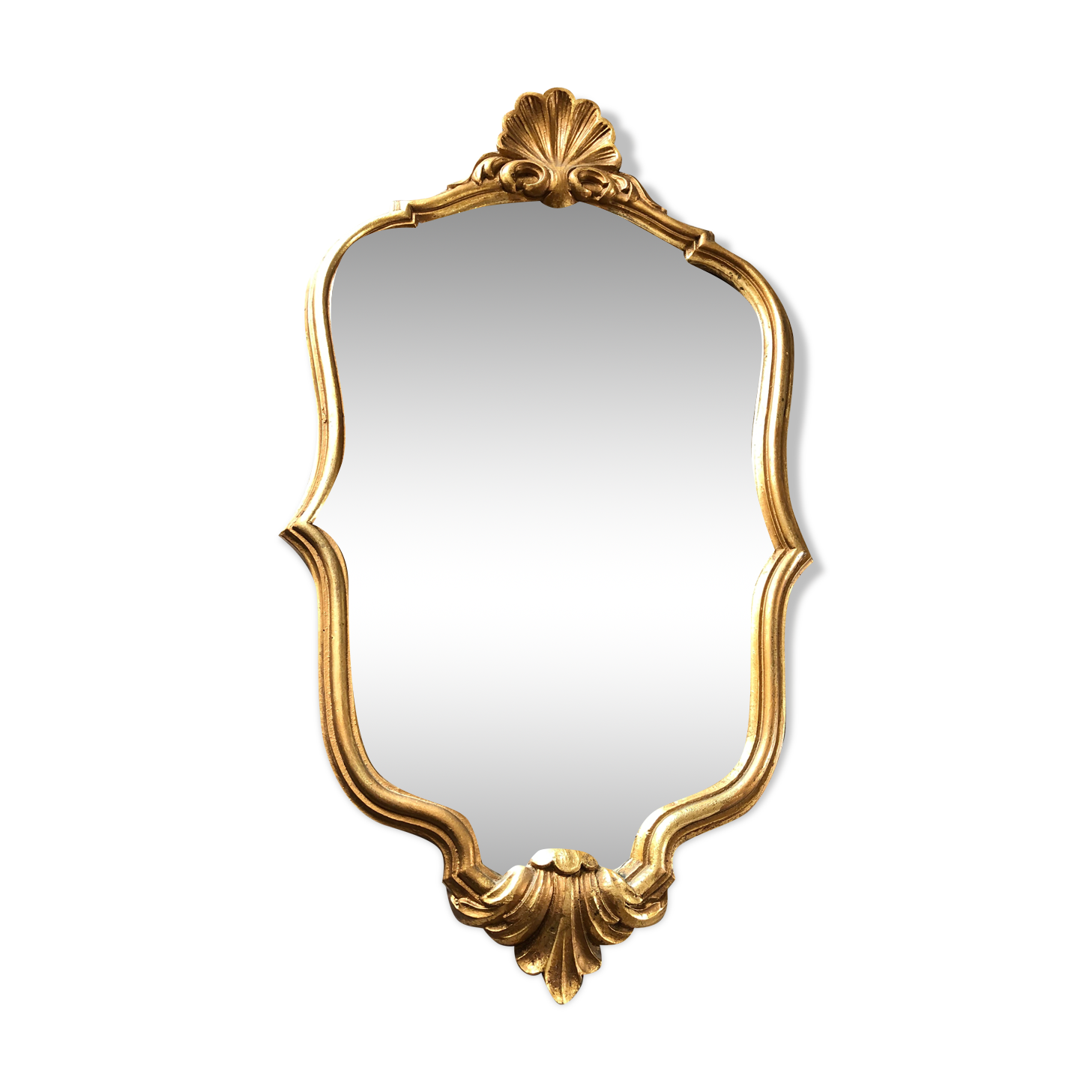 Miroir doré esprit baroque