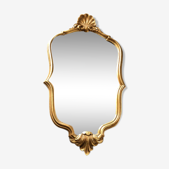 Miroir doré esprit baroque