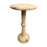 White marble pedestal table
