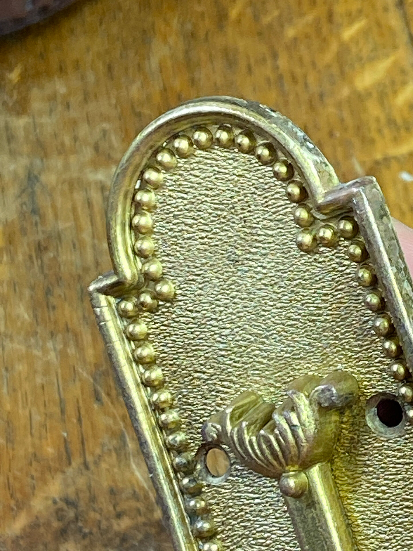 Brass hook