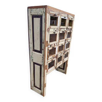 Merchant's furniture - 12-drawer teak chest of drawers